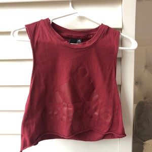 Red Adidas Top